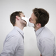 Illustration for article titled A Kissing Mask Is Like Training Wheels for Make Out Sessions (NSFW)